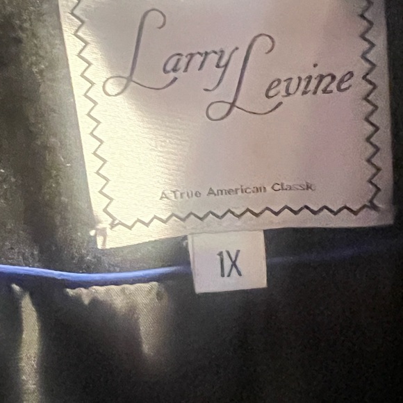 Black dress coat size 1x - Picture 2 of 4